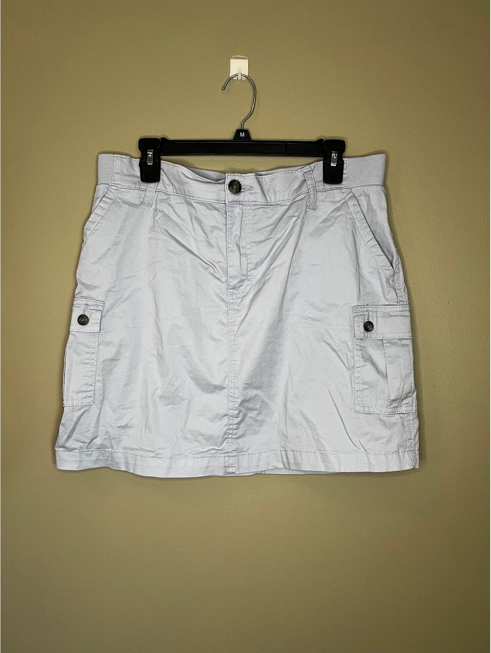 Lee Baby Blue Cargo Utility Mini Skirt